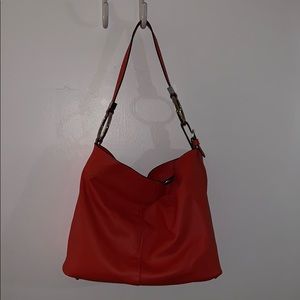 Zara Red Leather Hobo Bag NEVER WORN